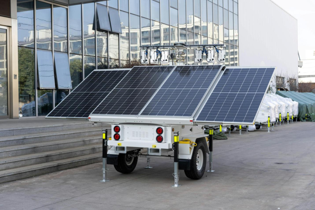 A mobile security trailer