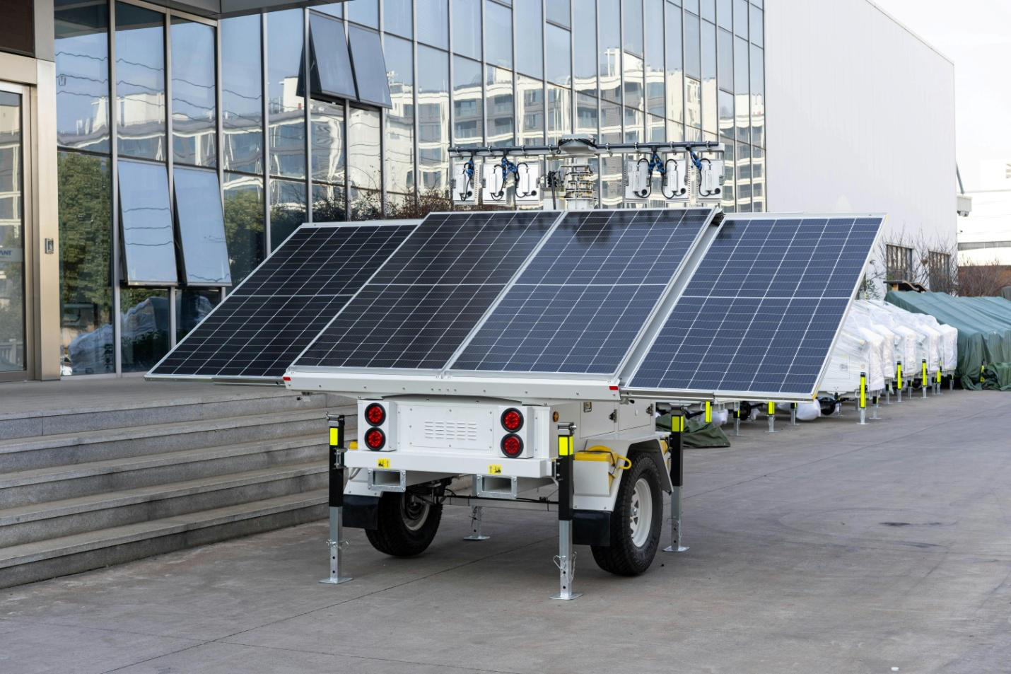 A mobile security trailer