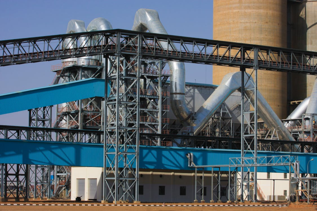 An industrial facility.