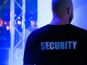 security guard at a party