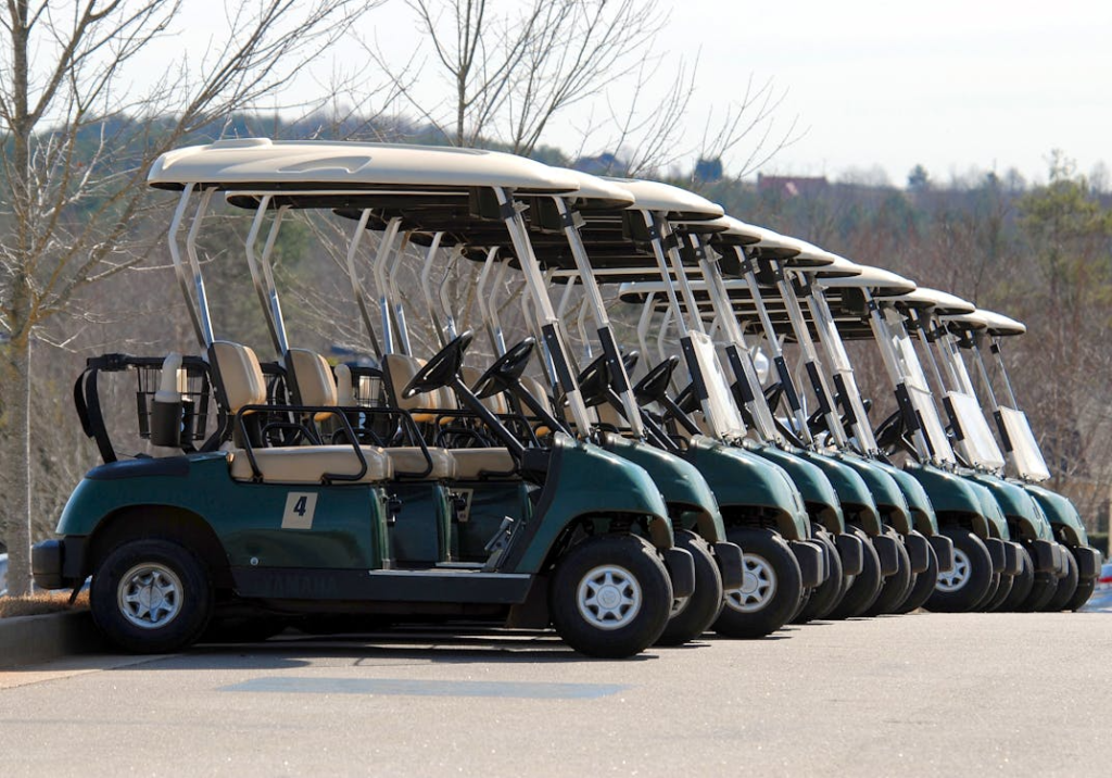 Golf carts for patrol